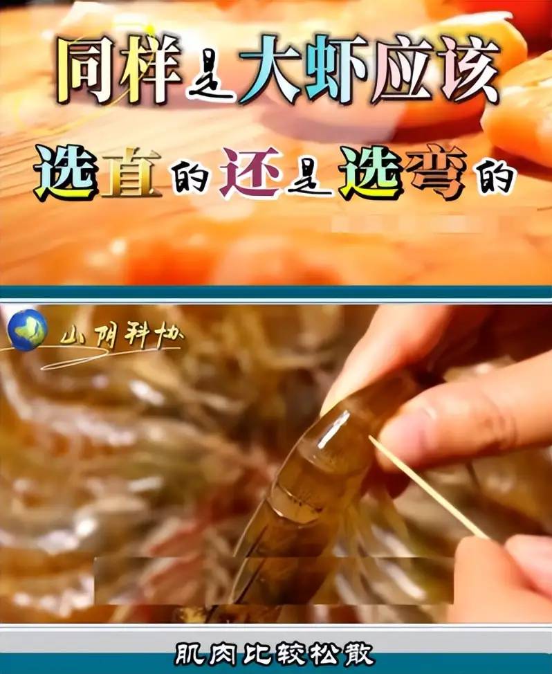 买大虾，选“直虾”还是“弯虾”？区别很大，建议弄明白再买