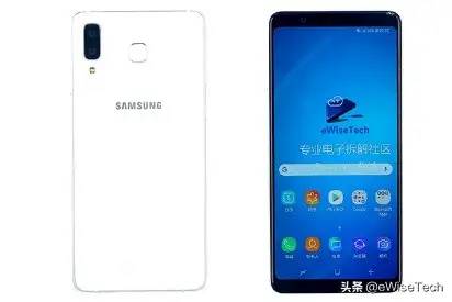 部件分布零散的Galaxy A8 Star