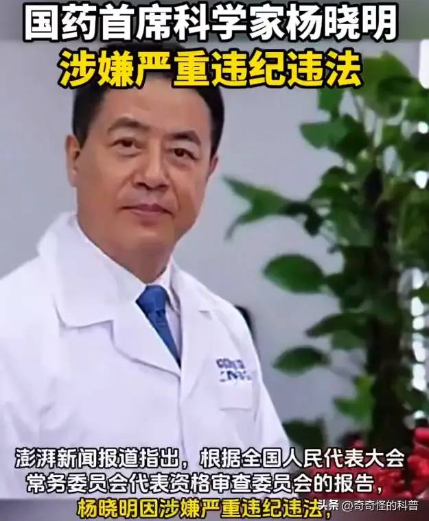 冲上热搜！新冠疫苗之父杨晓明被抓，问题的背后别忽视这件事