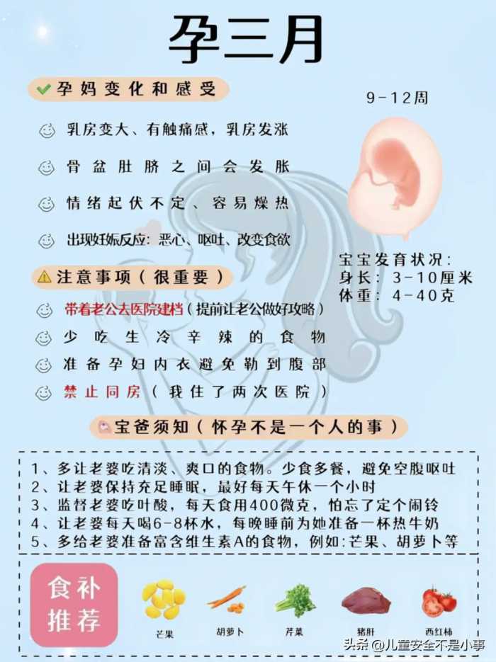 怀孕 1-10 月，每月要做什么？