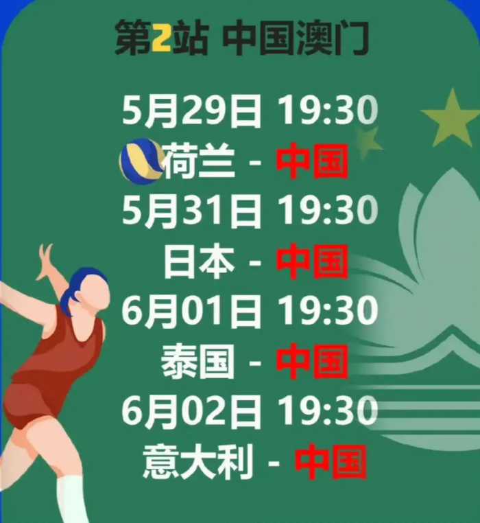 中央5台直播女排时间表：5月28日女排世联赛在哪看，CCTV5节目表