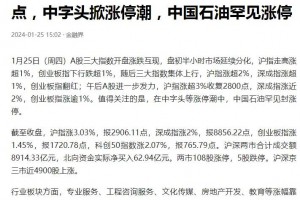 笑死在评论区！沪指涨3.03%，报2906.11点，中国石油罕见涨停！