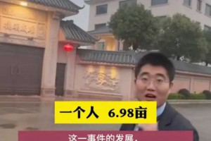 闹大了！广东村委书记7亩宅基地盖别墅，引发网友热议。